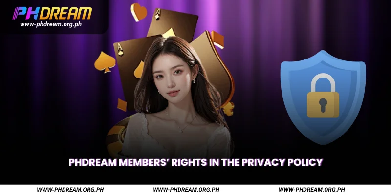 Phdream Members’ Rights in the Privacy Policy